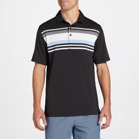 Walter Hagen Mens Performance 11 Chest Stripe Golf Polo Shirt Size Small NWT NEW - Picture 1 of 7